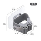 Adhesive Wall Hooks for Mops and Brooms - product view 4