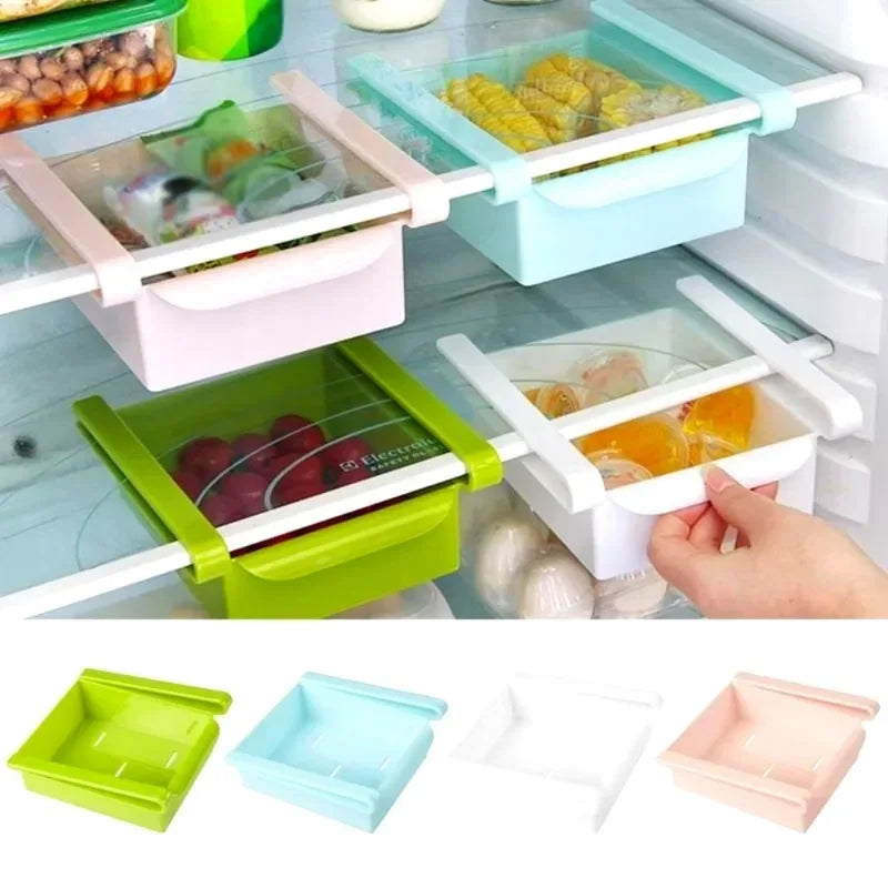 Sliding Refrigerator and Freezer Storage Organizer
