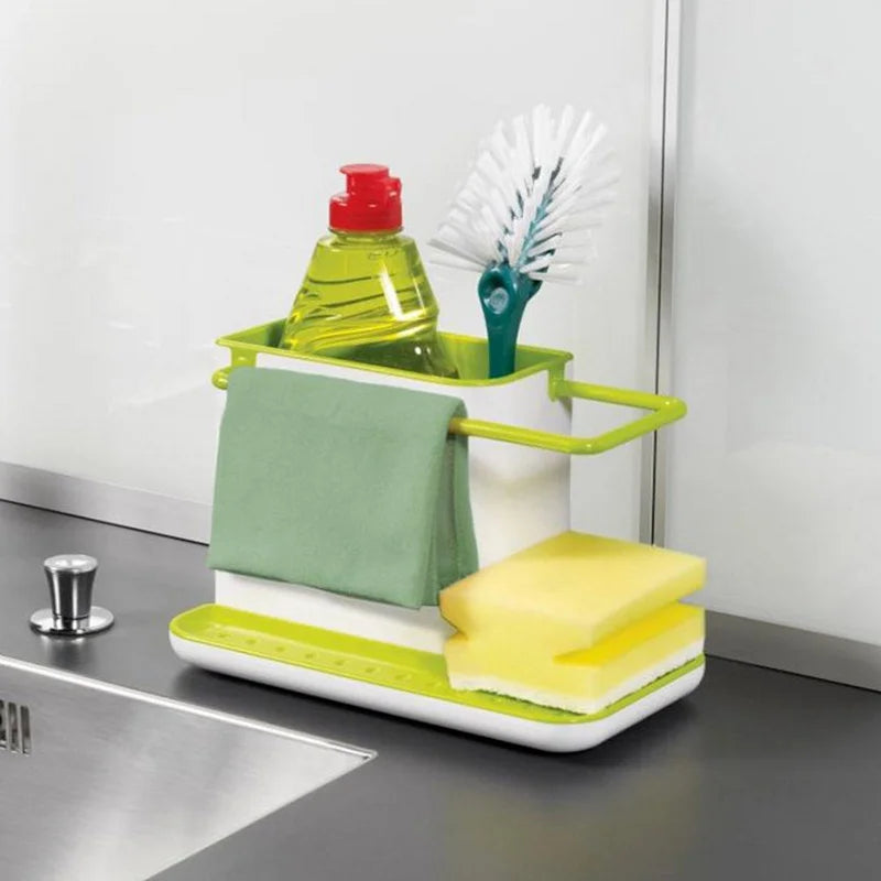 Multipurpose Plastic Kitchen & Bathroom Storage Shelf