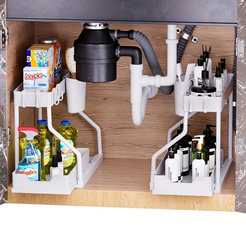2-Tier Pull-Out Under-Sink Organizer - product view 3