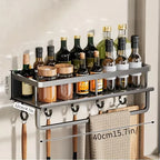 No-Drill Self-Adhesive Shower Shelf - product view 2