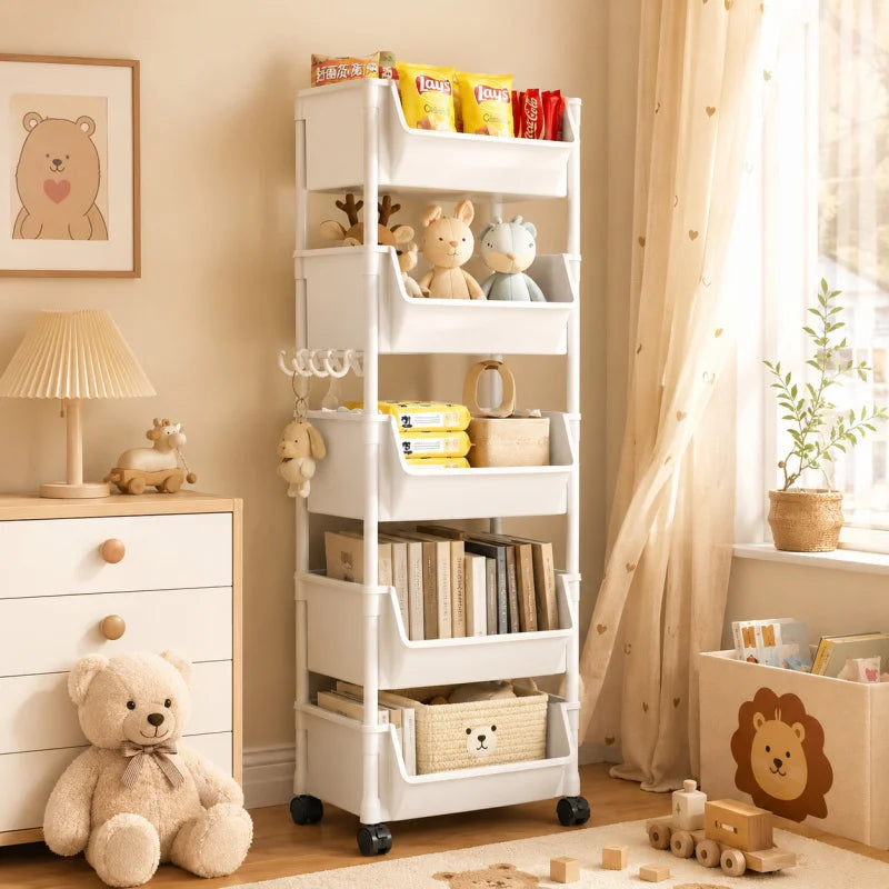 Multi-Layer Mobile Storage Trolley - product view 2