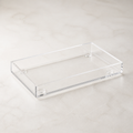 Clear Acrylic Rectangle Decorative Tray