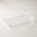 Clear Acrylic Rectangle Decorative Tray