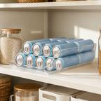 Auto-Roll Refrigerator Can Dispenser & Organizer Bin