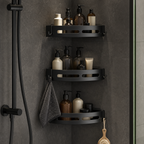 No-Drill Corner Shower Shelf