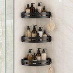 No-Drill Corner Shower Shelf