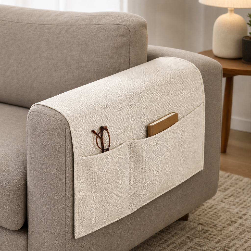 Sofa Armrest Organizer Pouch