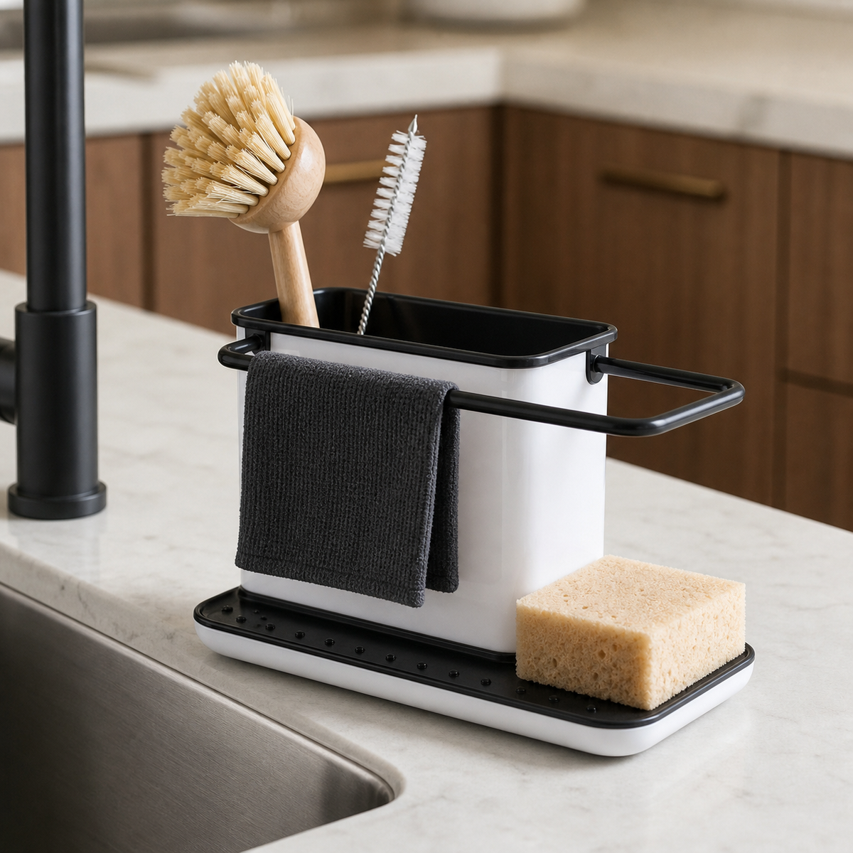 Multipurpose Plastic Kitchen & Bathroom Storage Shelf