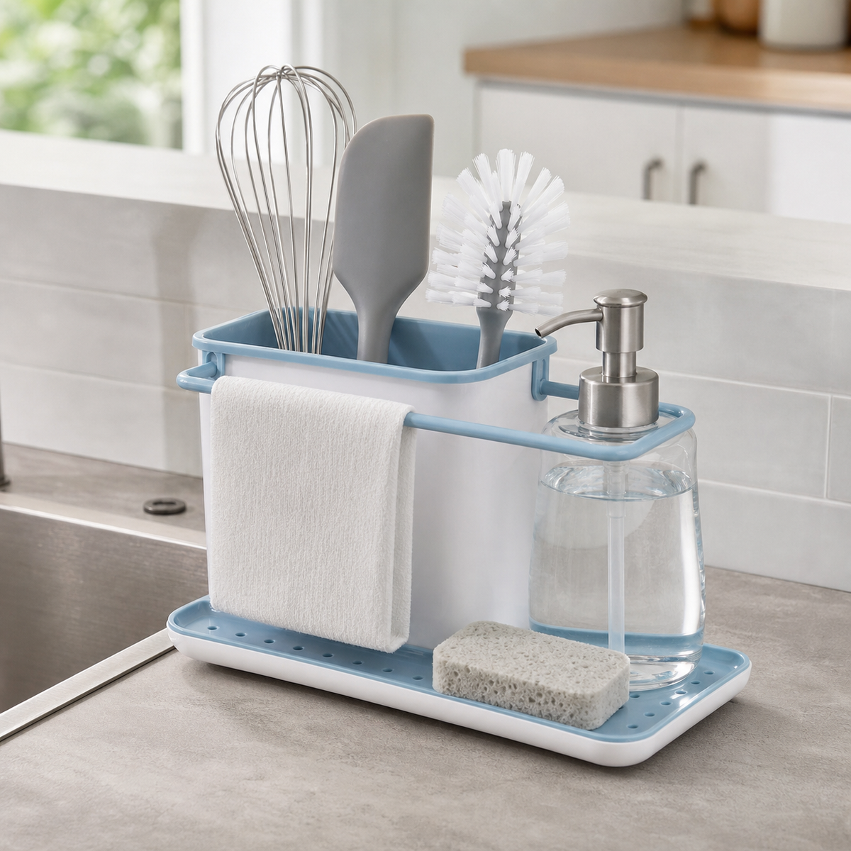 Multipurpose Plastic Kitchen & Bathroom Storage Shelf
