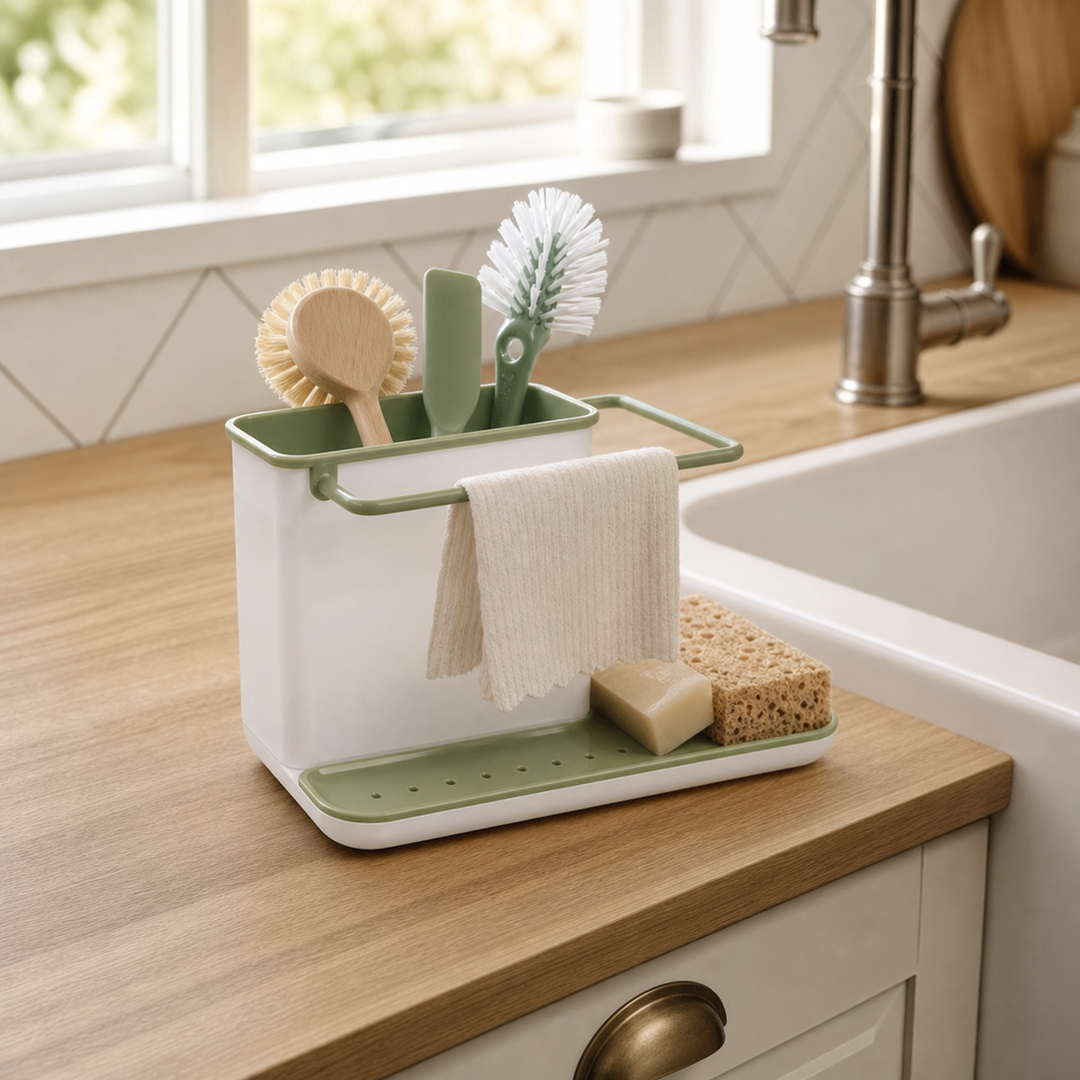 Multipurpose Plastic Kitchen & Bathroom Storage Shelf